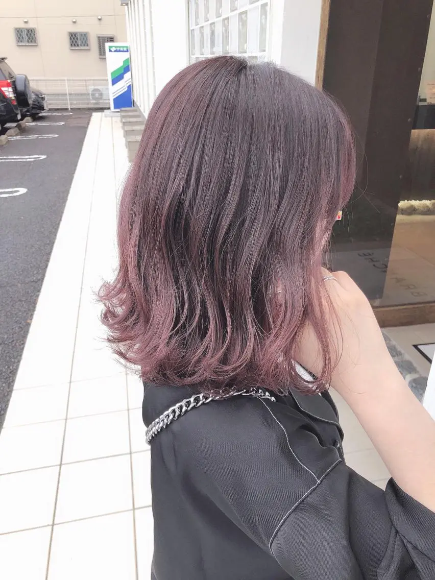 ミディアム カット ヘアカラー トリートメント 具志 正太のヘアスタイル