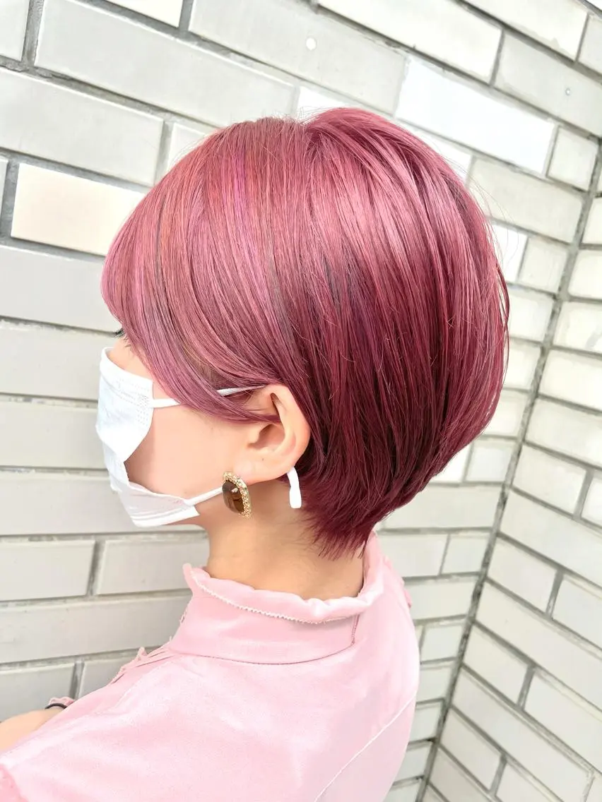 ショート カラー ダブルカラー ショートヘア . NANAのヘアスタイル
