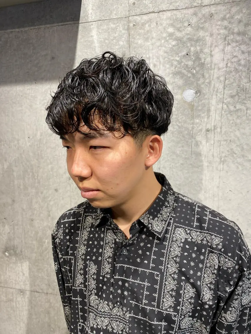 メンズ カット パーマ ナチュラル特化 低価格/ＪＯのヘアスタイル