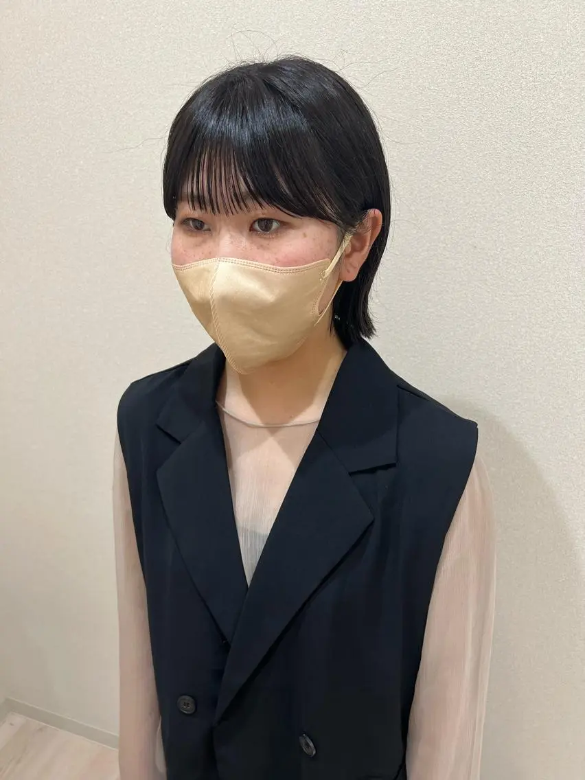 ショート カラー ボブ 外国人対応 佐久間のヘアスタイル