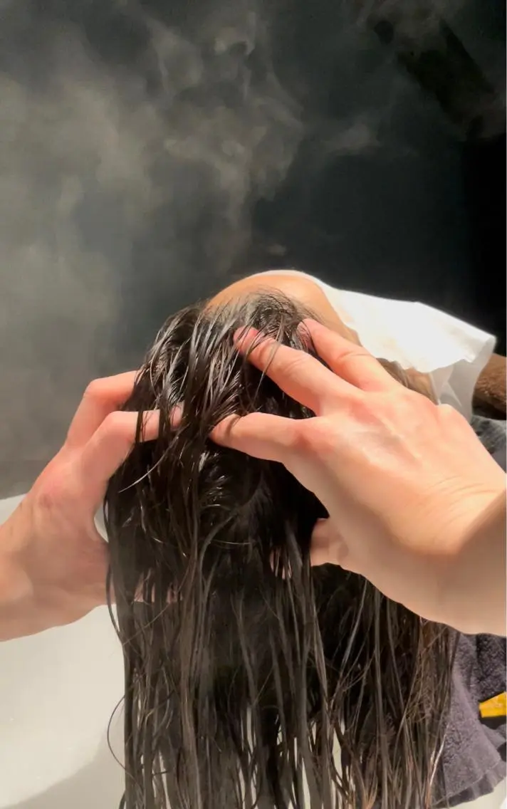 ミディアム トリートメント ヘッドスパ 髪質改善ヘアケア 艶髪特化/上田のヘアスタイル