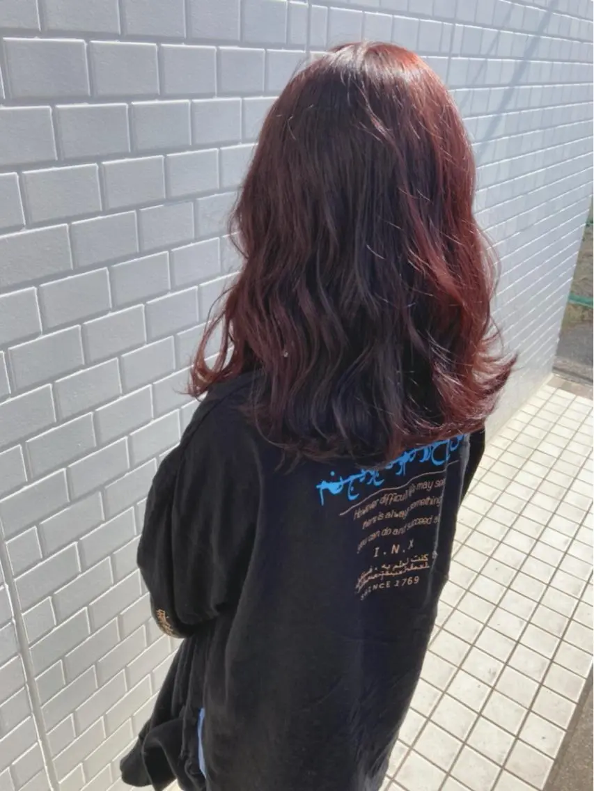 セミロング カラー 星野 美沙のヘアスタイル