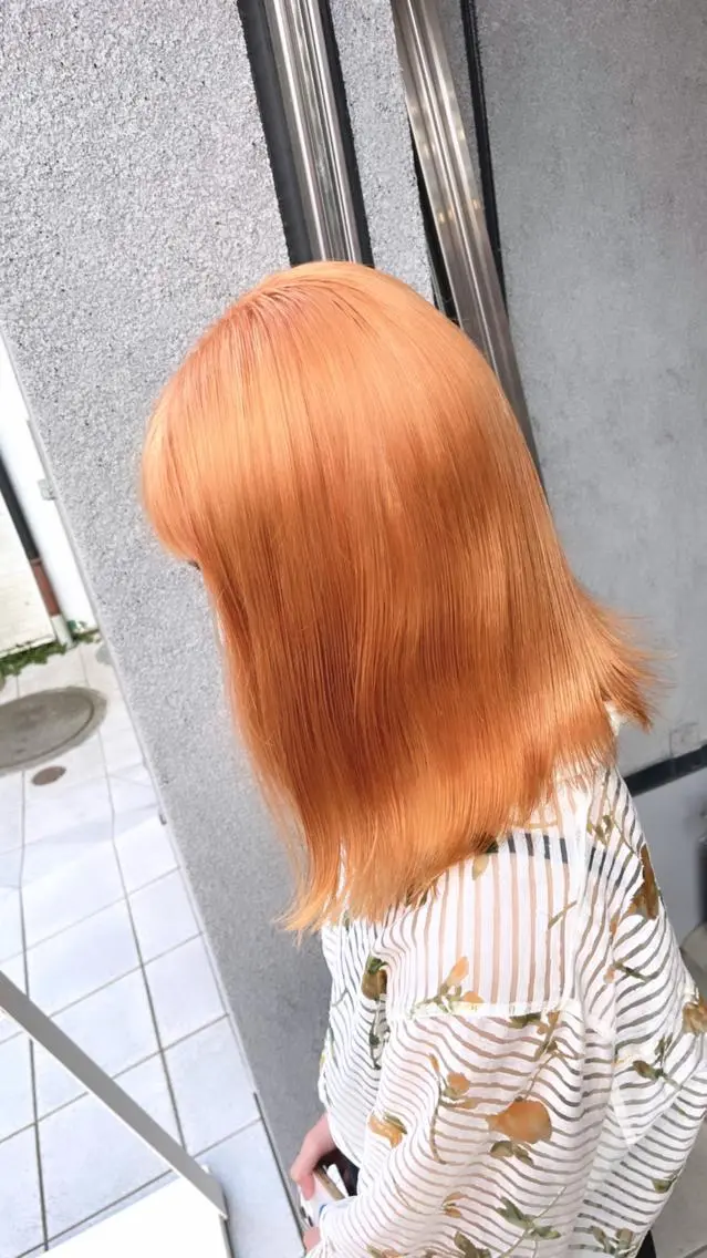 セミロング カラー アッシュ アッシュグレー アッシュグレージュ バレイヤージュ ミストバング 町田ブリーチデザイン 🌈MANATOのヘアスタイル
