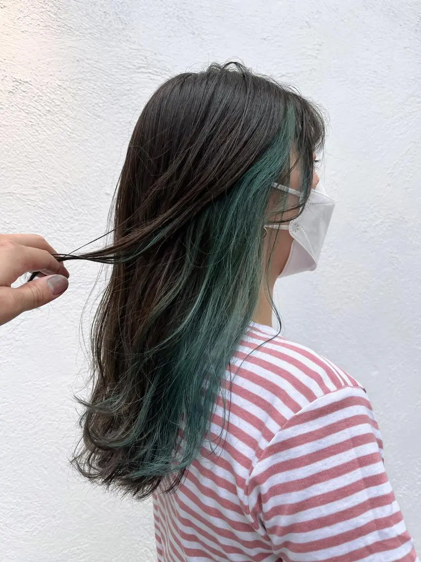 セミロング カラー セミロングレイヤー レイヤーカット 【美髪を叶える】中谷 彰宏（アキ)のヘアスタイル