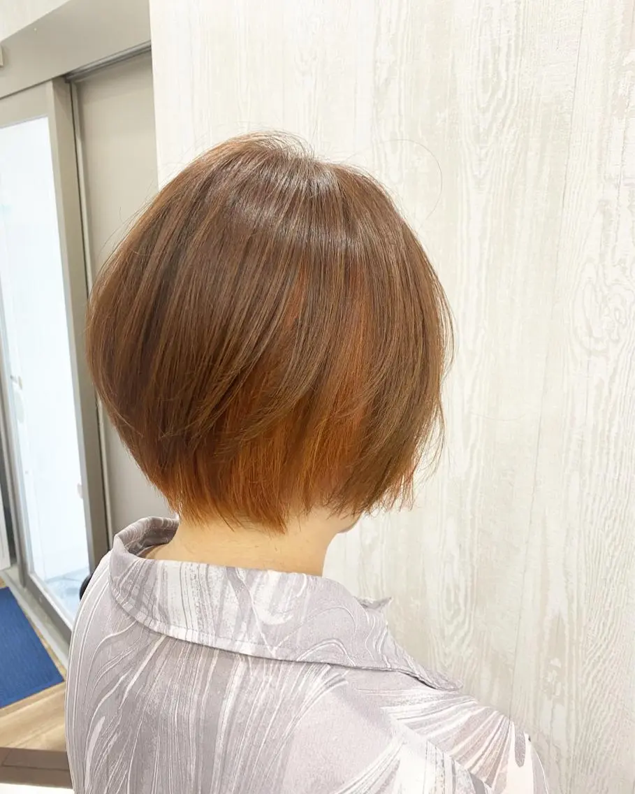 ショート カラー パーマ メンズ カット ヘアカラー トリートメント TELA HAIR 副代表　岡田のヘアスタイル