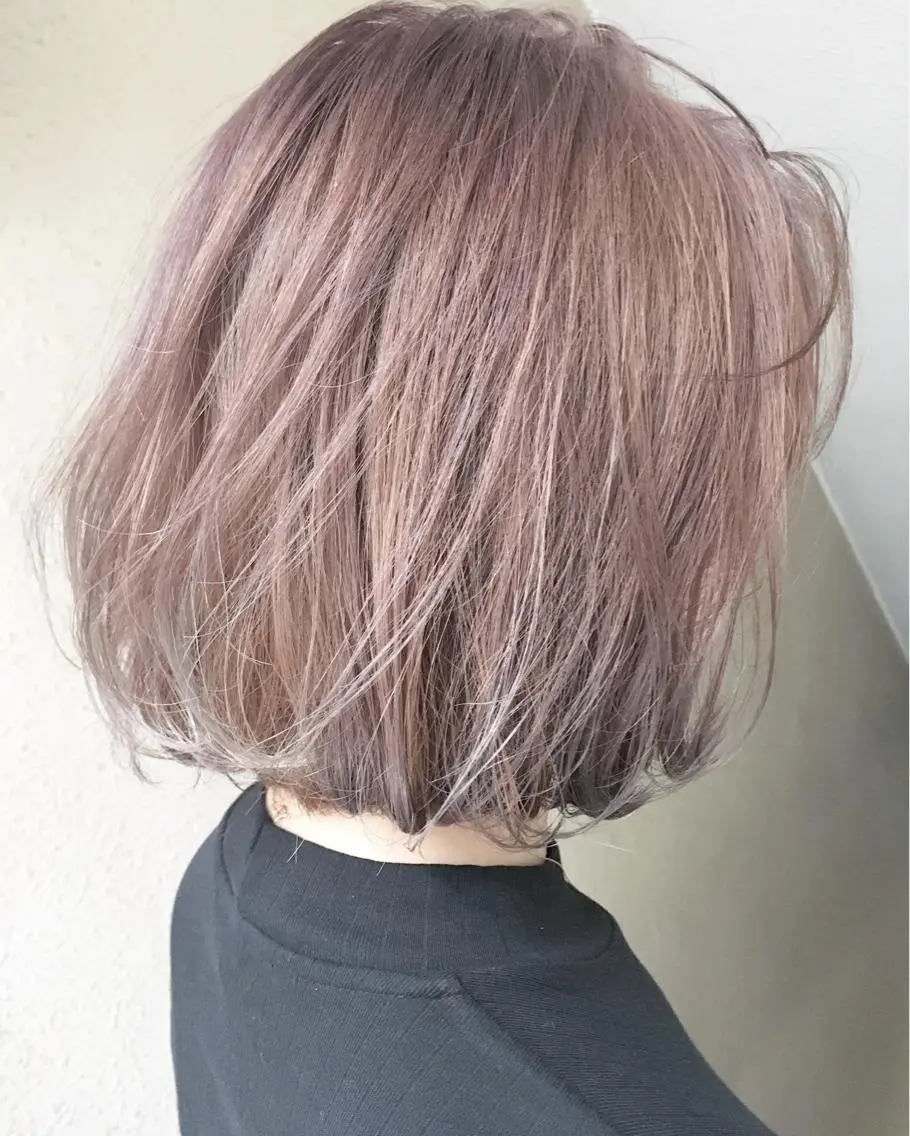 ショート カラー アディクシーカラー アクアカラー バレイヤージュ ブリーチ ケアブリーチ 【美髪矯正】【スト カール】小野村翔太のヘアスタイル