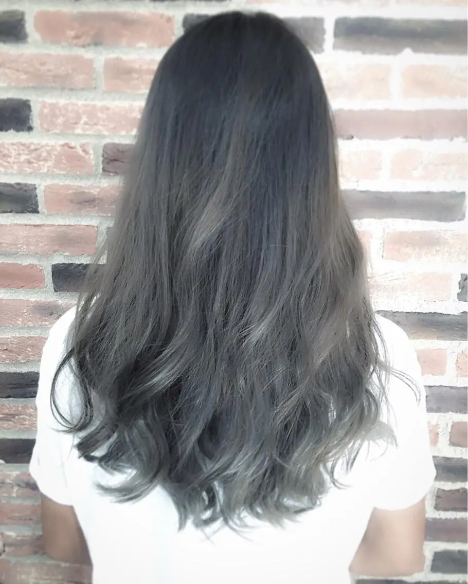 ミディアム セミロング ロング メンズ特化美容師 カラー専門ぺーターのヘアスタイル