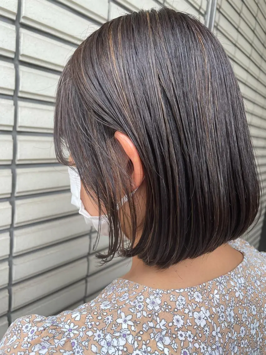 ショート カラー NINE+/代表 ブリーチ特化型サロンのヘアスタイル