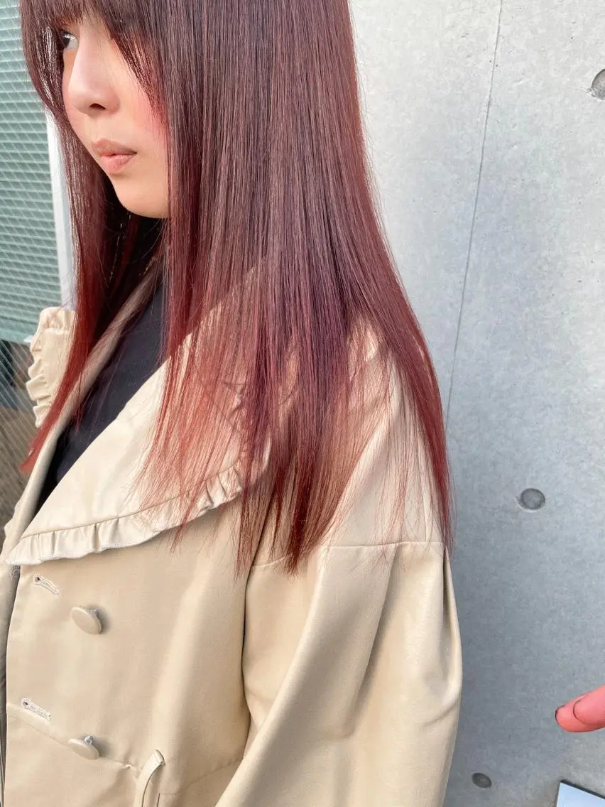 セミロング カラー ブリーチ ブリーチなしカラー カット ヘアカラー トリートメント センスをお届けします 大谷将生infpのヘアスタイル