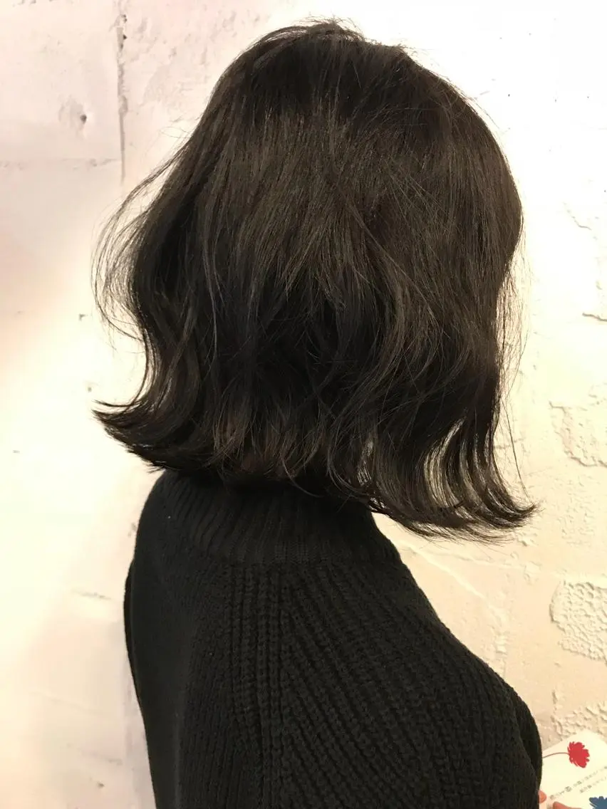 ミディアム カラー 骨格診断🍃ショート /ショートボブ✨岡元のヘアスタイル