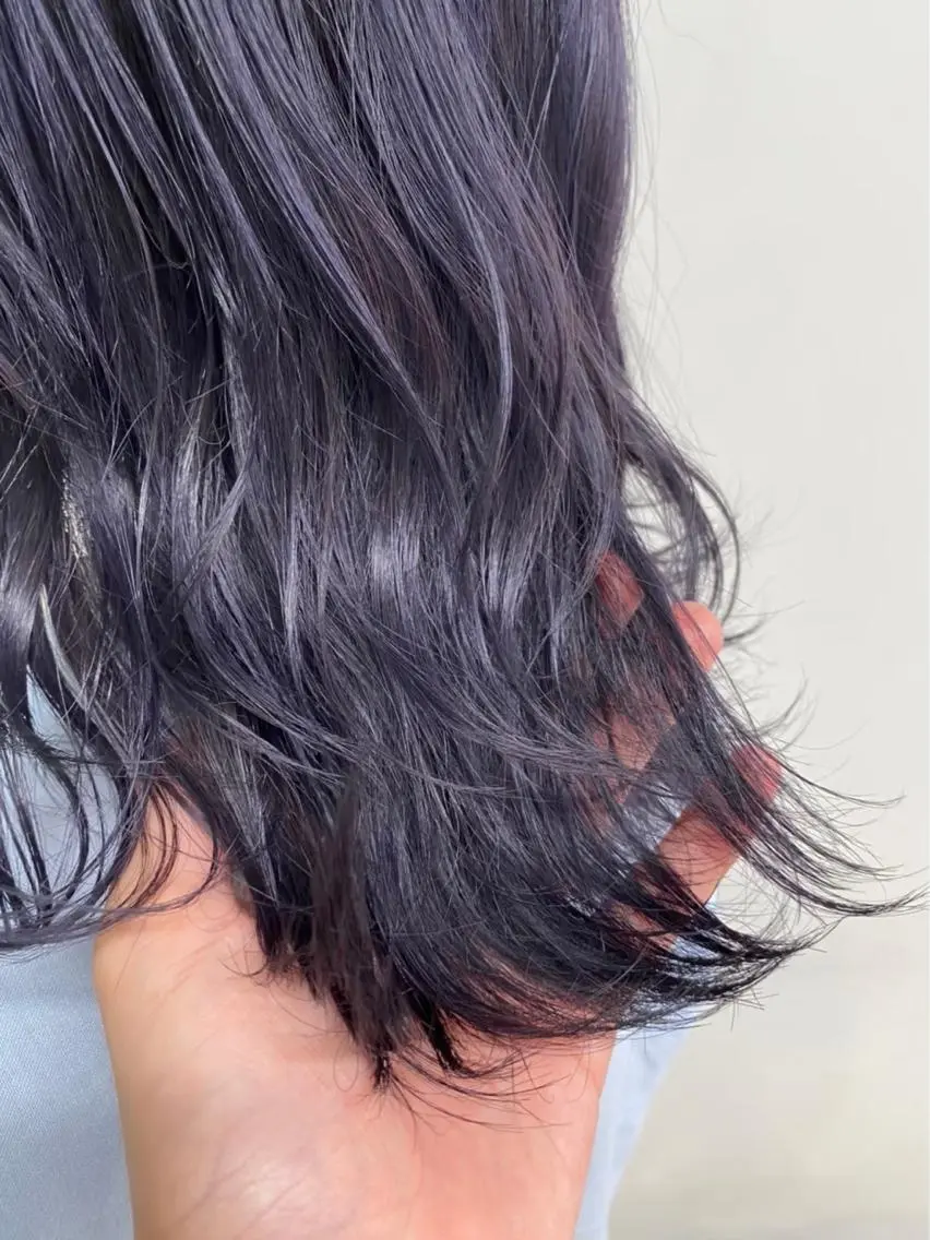 セミロング ヘアアレンジ メンズ 🫧ハイトーン🫧 ベージュ🫧徹哉のヘアスタイル