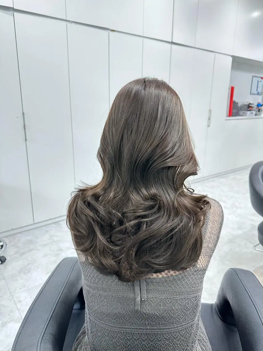 セミロング ヘアカラー トリートメント ヘッドスパ ヘアセット ブリーチなし特化 美容師💖SAE💖のヘアスタイル