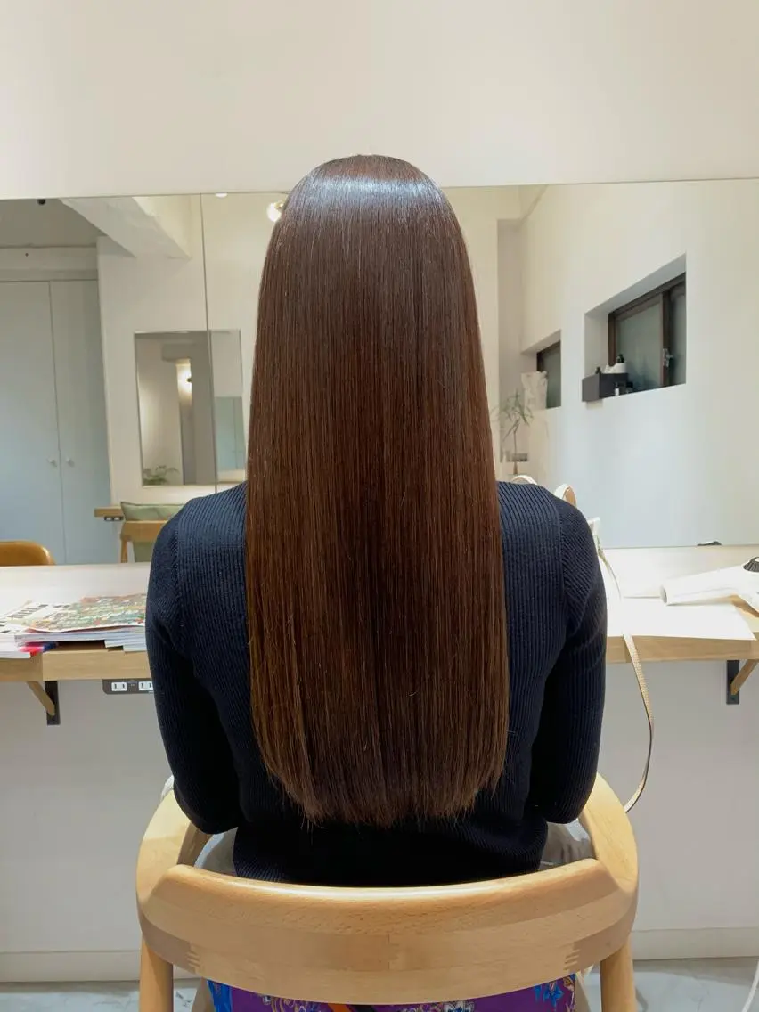 ロング 髪質改善 縮毛矯正 トリートメント ✨髪質改善　美髪✨ 縮毛　井上 大誠のヘアスタイル