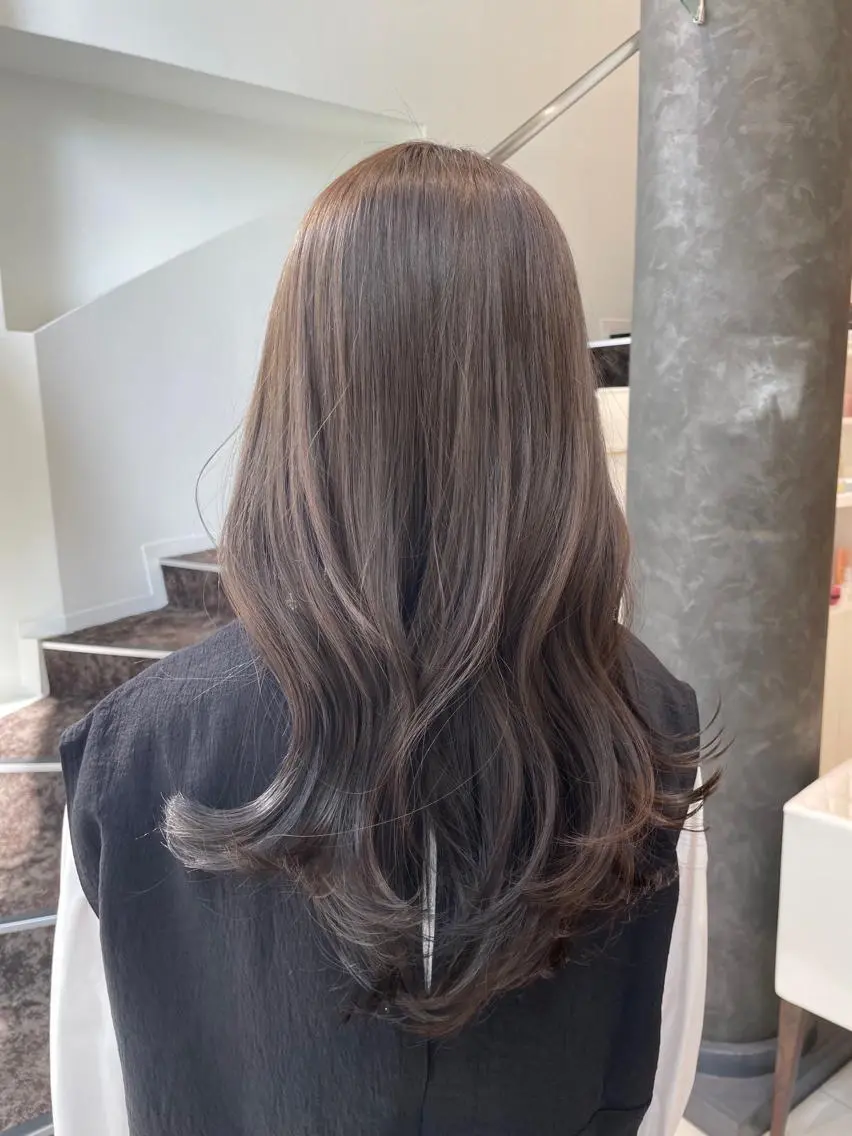 セミロング カラー 透明感カラー イルミナカラー BiBi    武田 あやのヘアスタイル