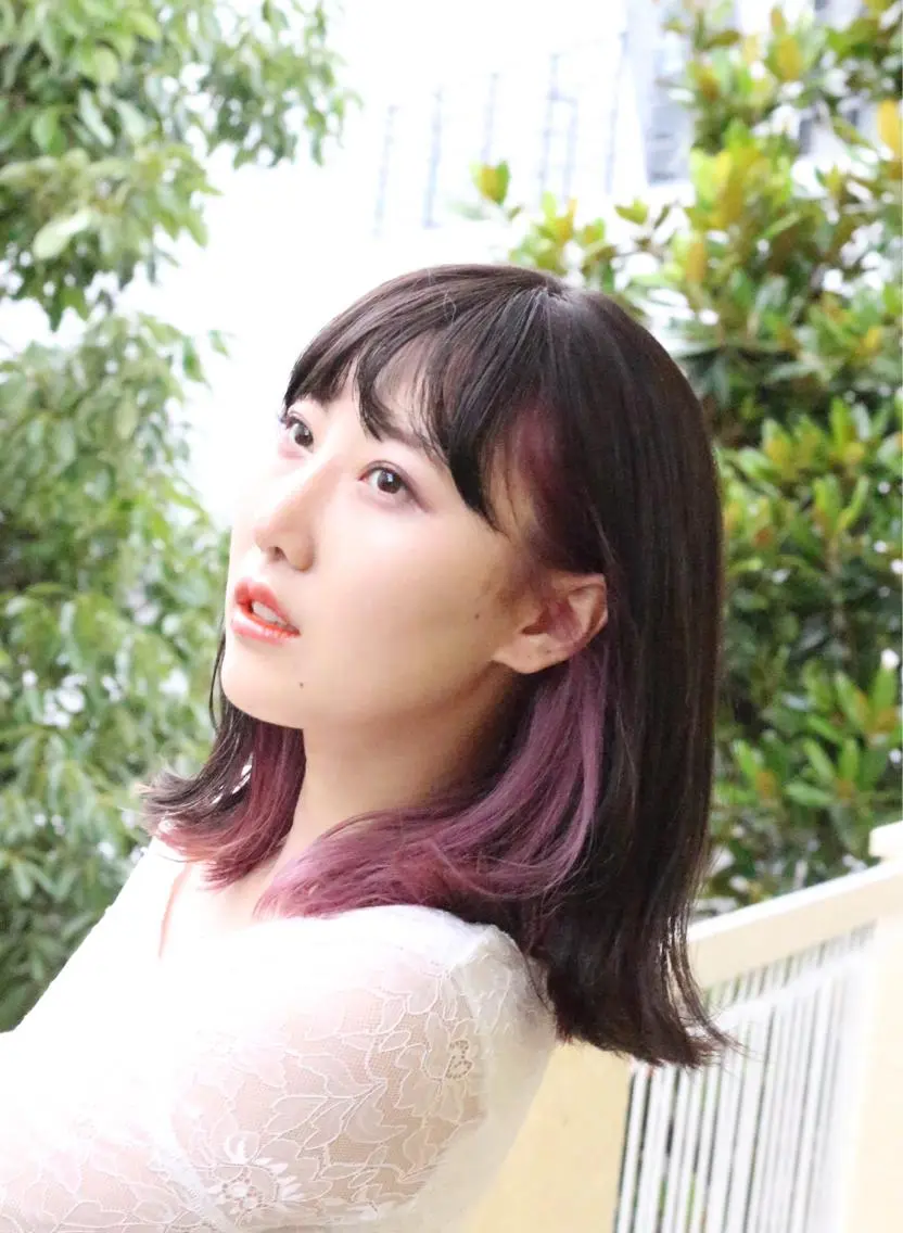 カラー インナーカラー バイオレットカラー ☕️ベージュカラー 内藤光哉☕️のヘアスタイル