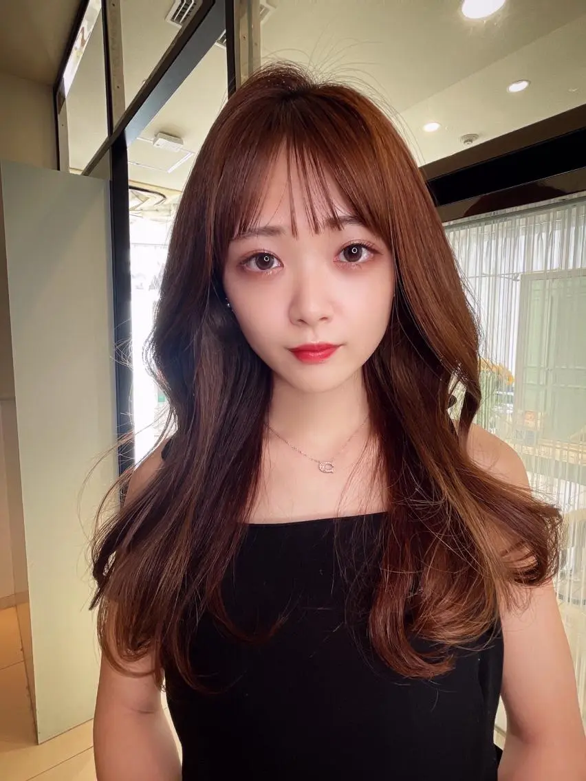 ロング カット ヘアカラー トリートメント ♡大人カワイイ hair♡徳井はやとのヘアスタイル