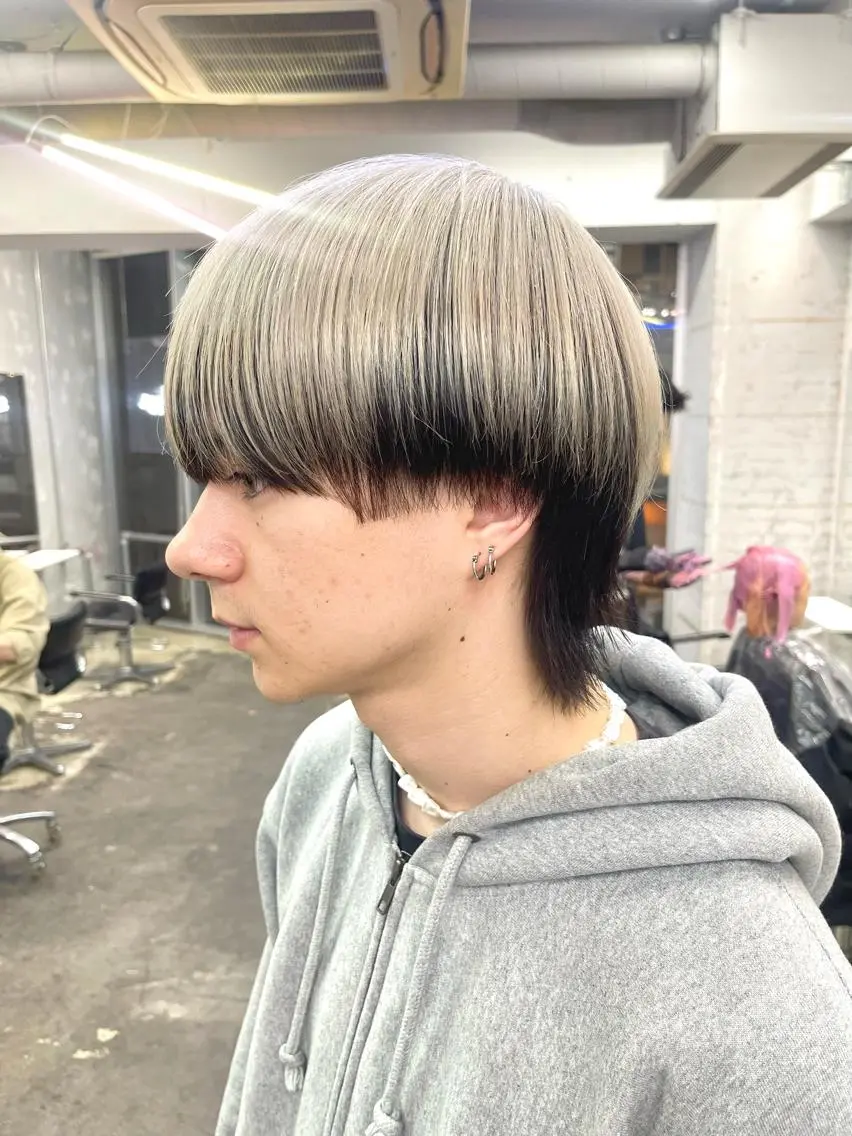 ショート カラー メンズ ハッシュカット/ハイ トーン/HIROKIのヘアスタイル