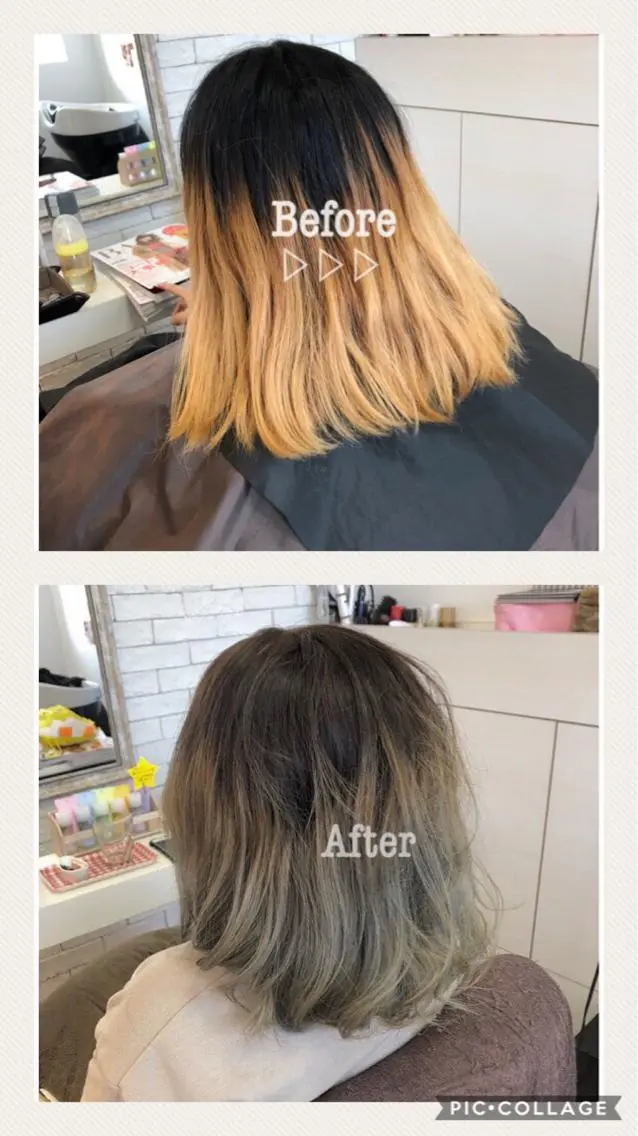 セミロング カラー utatane /髪質改善美髪サロンのヘアスタイル