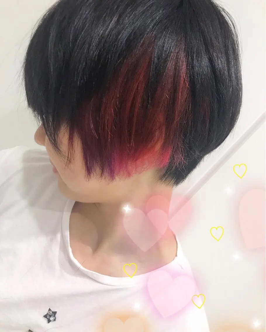 ショート カラー インナーカラー ショートヘア 新宿駅近♡個室 ♡関口三都季🌜のヘアスタイル