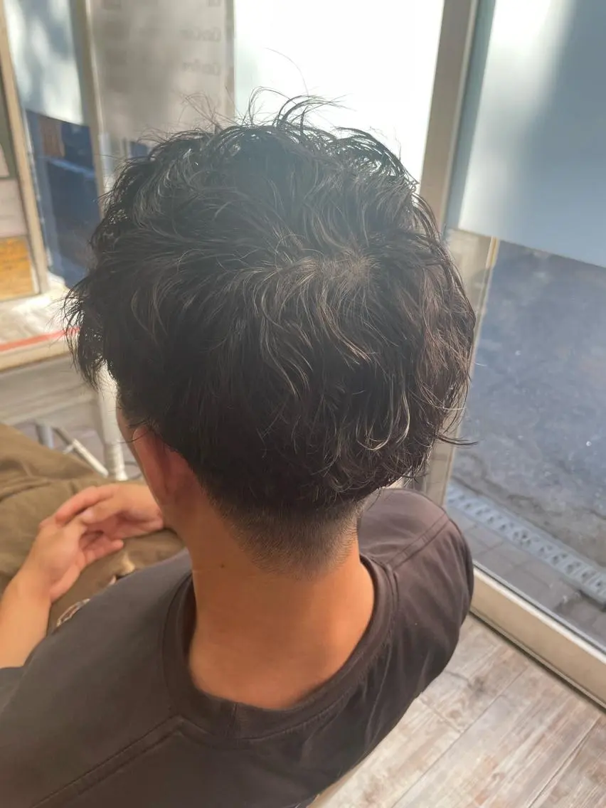 メンズ カット 東 歩音のヘアスタイル