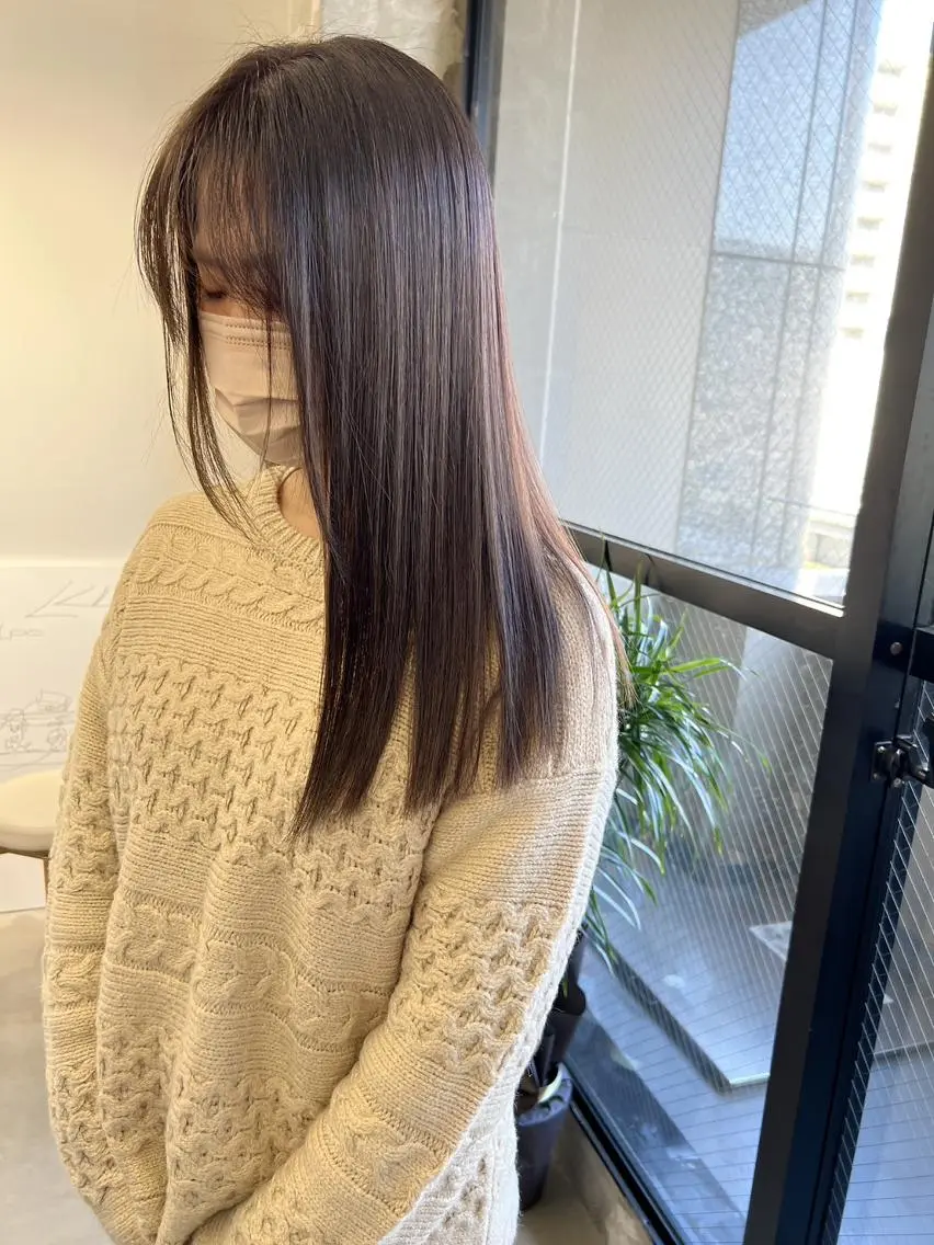 セミロング ヘアアレンジ カラー アディクシーカラー ケアカラー 髪質改善 トリートメント カット ヘアカラー トリートメント 【ヘアケア特化型】 newi天王寺のヘアスタイル