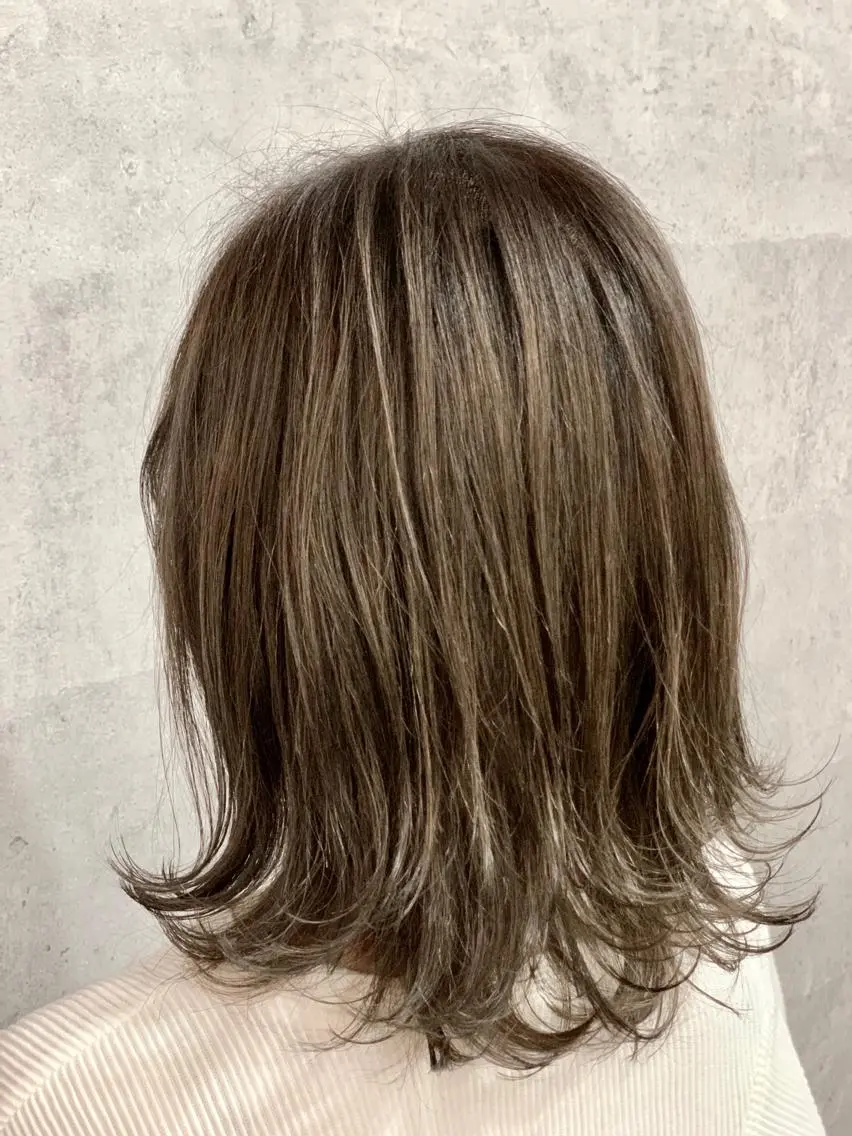 ミディアム 大人女性の髪質改善 🫧鷹司郎のヘアスタイル