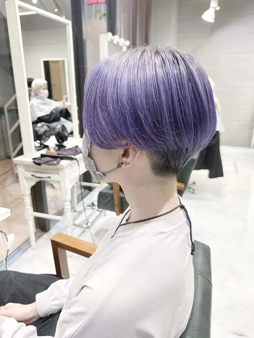 ショート カラー ヘアアレンジ ブリーチ ケアブリーチ 透明感カラー デザインカラー ハイトーンカラー Days 透明感カラーのヘアスタイル