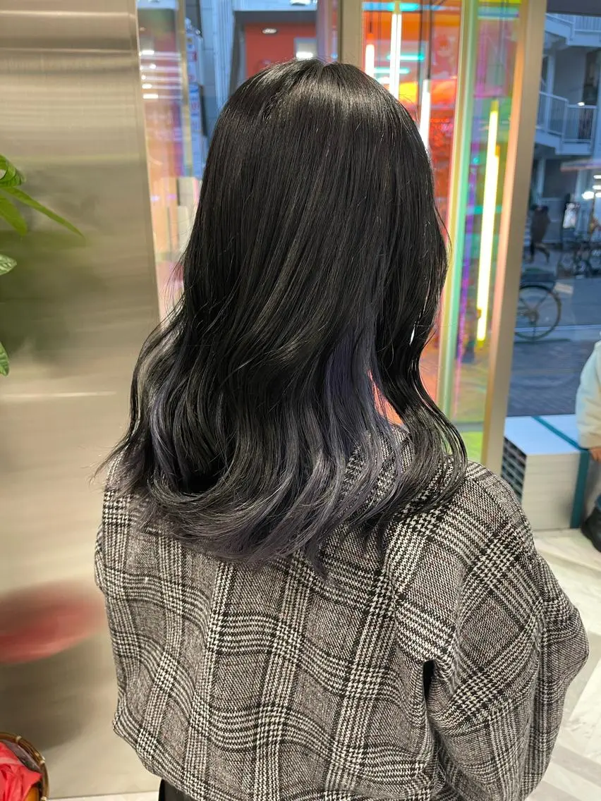 カラー ヘアカラー ユナ🌙 nailのネイルデザイン