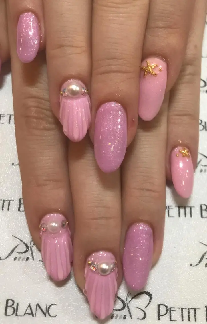 ネイル 長さ出し PetitBlanc KAZUKIのネイルデザイン