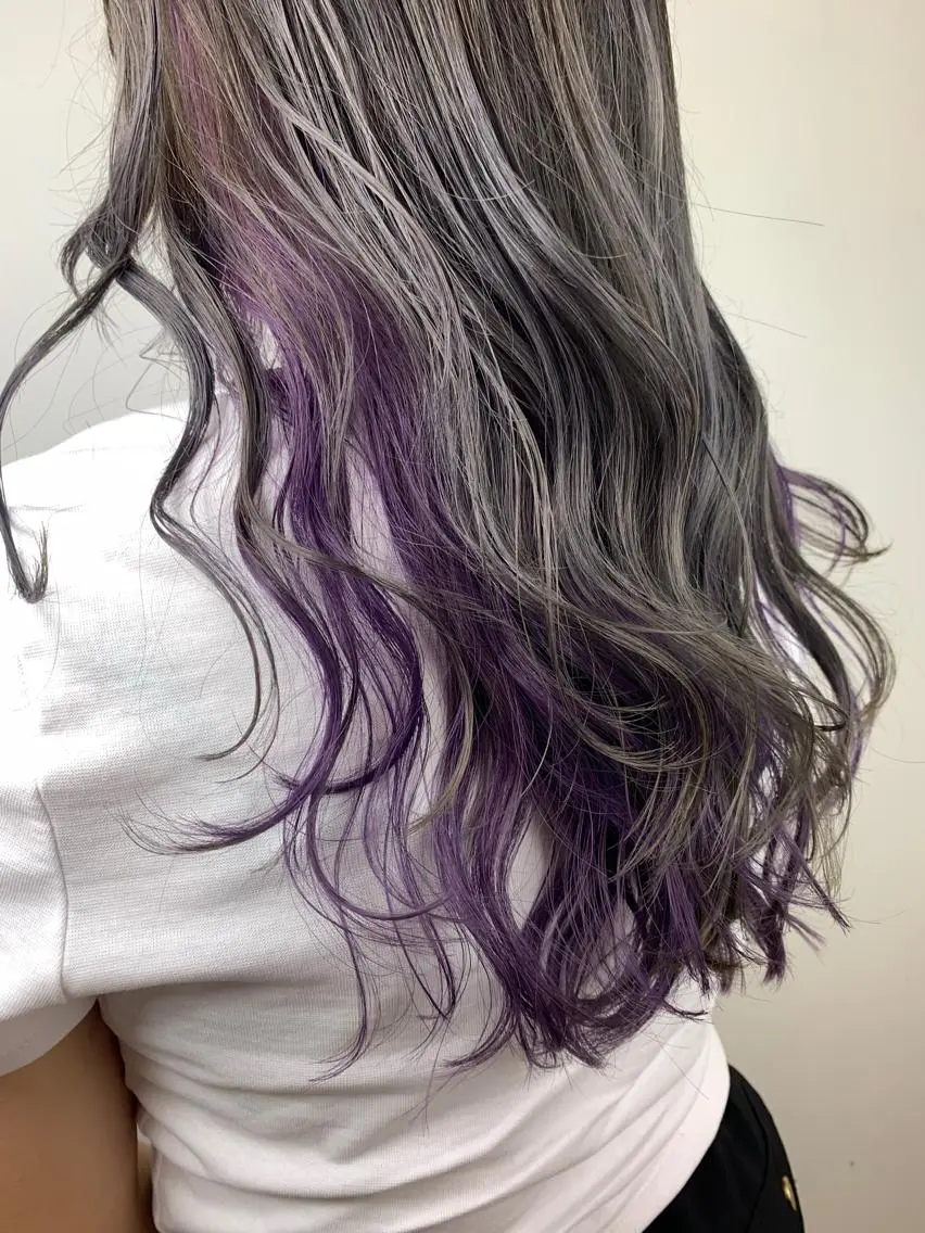 ロング カラー グレージュ ラベンダーカラー 【美髪を叶える】中谷 彰宏(アキ)のヘアスタイル