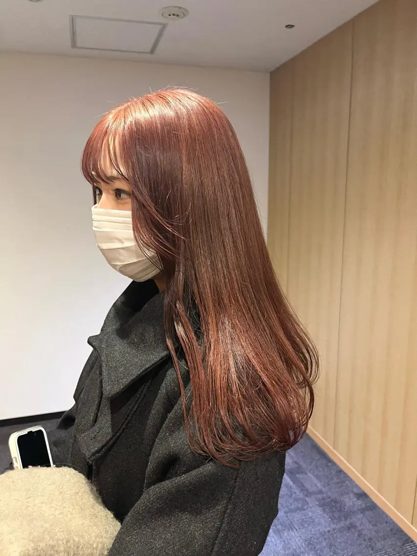 ロング カラー ena/ブリーチなし 透明感・レイヤー🎀のヘアスタイル