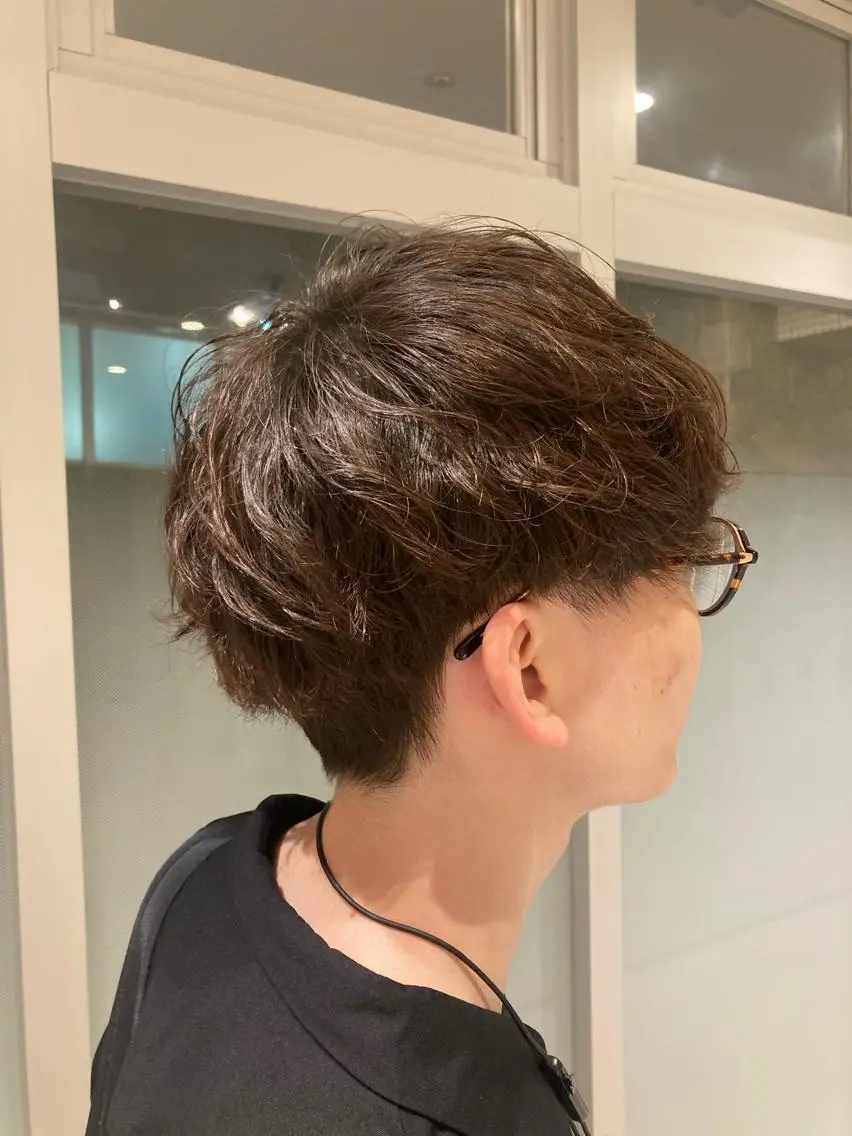 パーマ メンズ 野村 ゆいのヘアスタイル