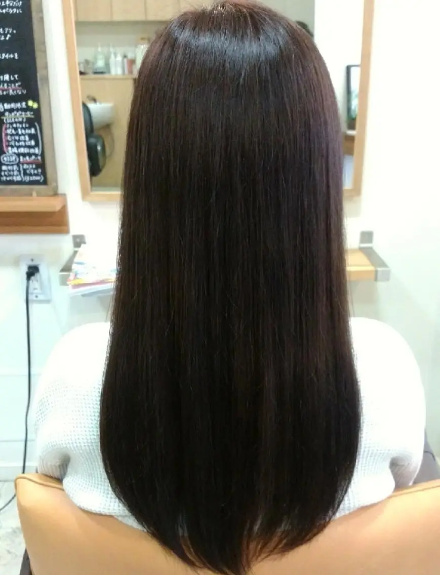 カラー アッシュ ブルーカラー ブルーアッシュ ブラウンカラー 透明感カラー 三ツ井 淳華のヘアスタイル