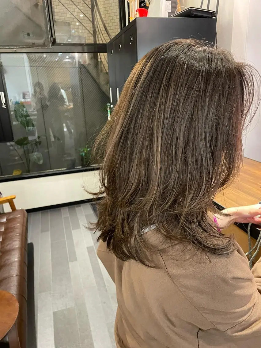 セミロング カラー ヘアアレンジ layer cut 店長/MIKUのその他イメージ