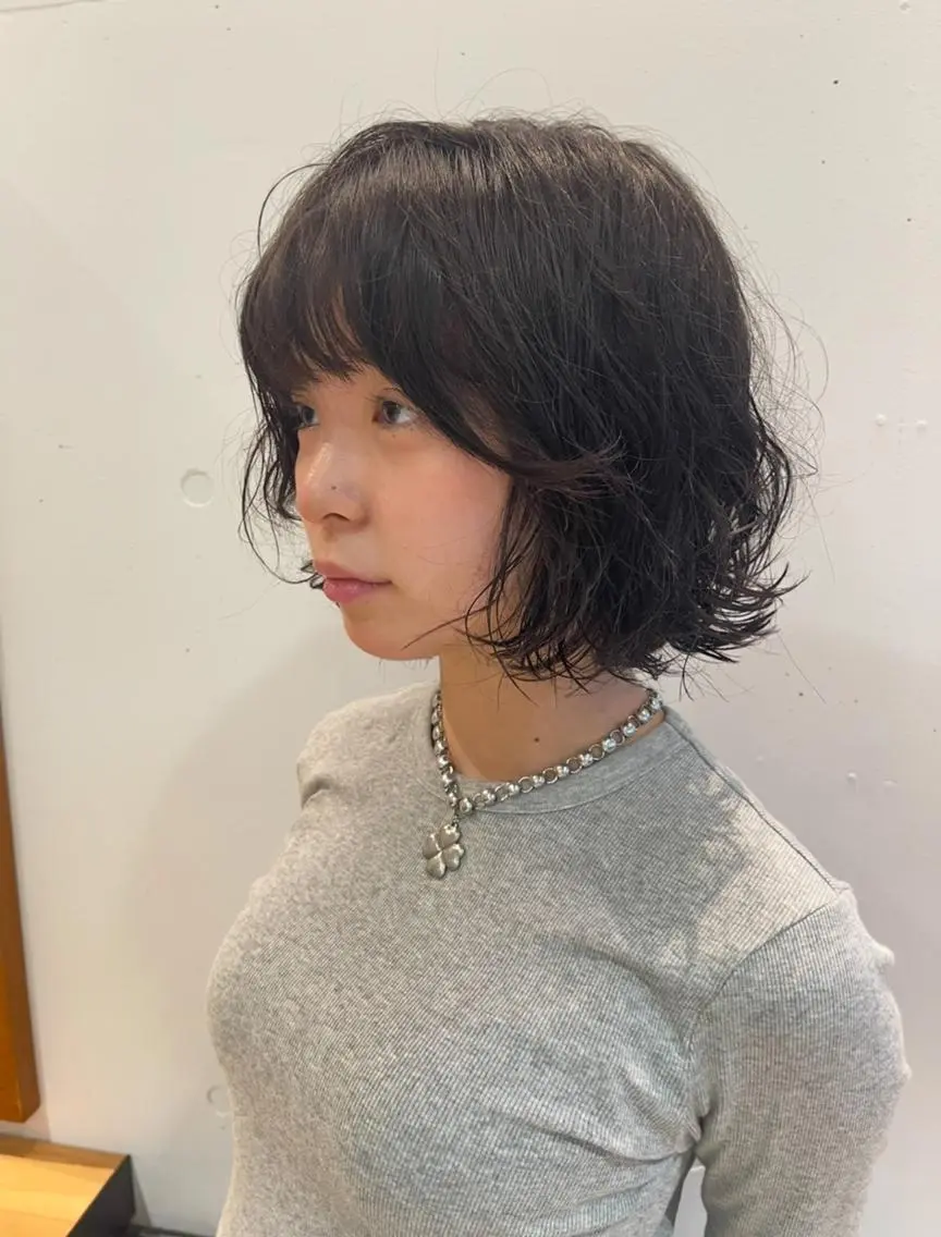 パーマ パーマ トリートメント 三浦 仁美のヘアスタイル
