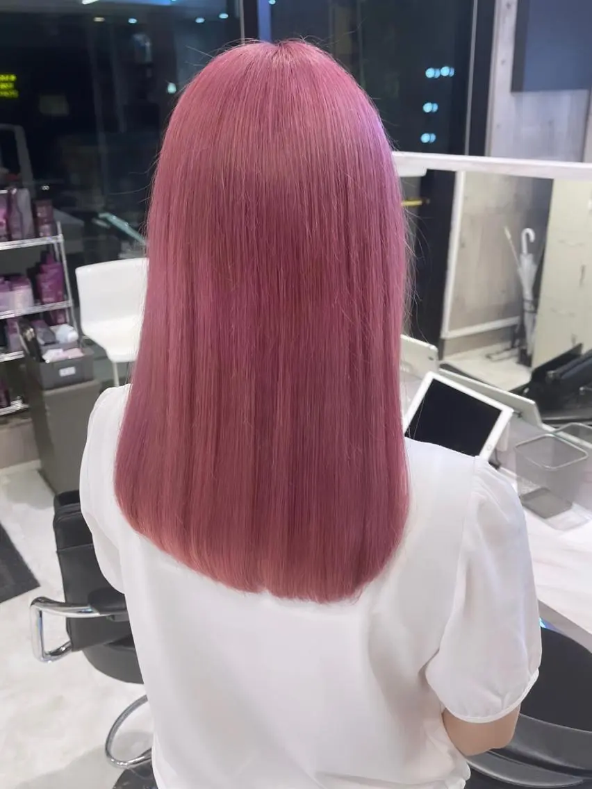 ロング カラー パーマ ヘアアレンジ メンズ キッズ ネイル マツエク・マツパ アイブロウ レイヤー/ダブル カラー/YURINAのヘアスタイル