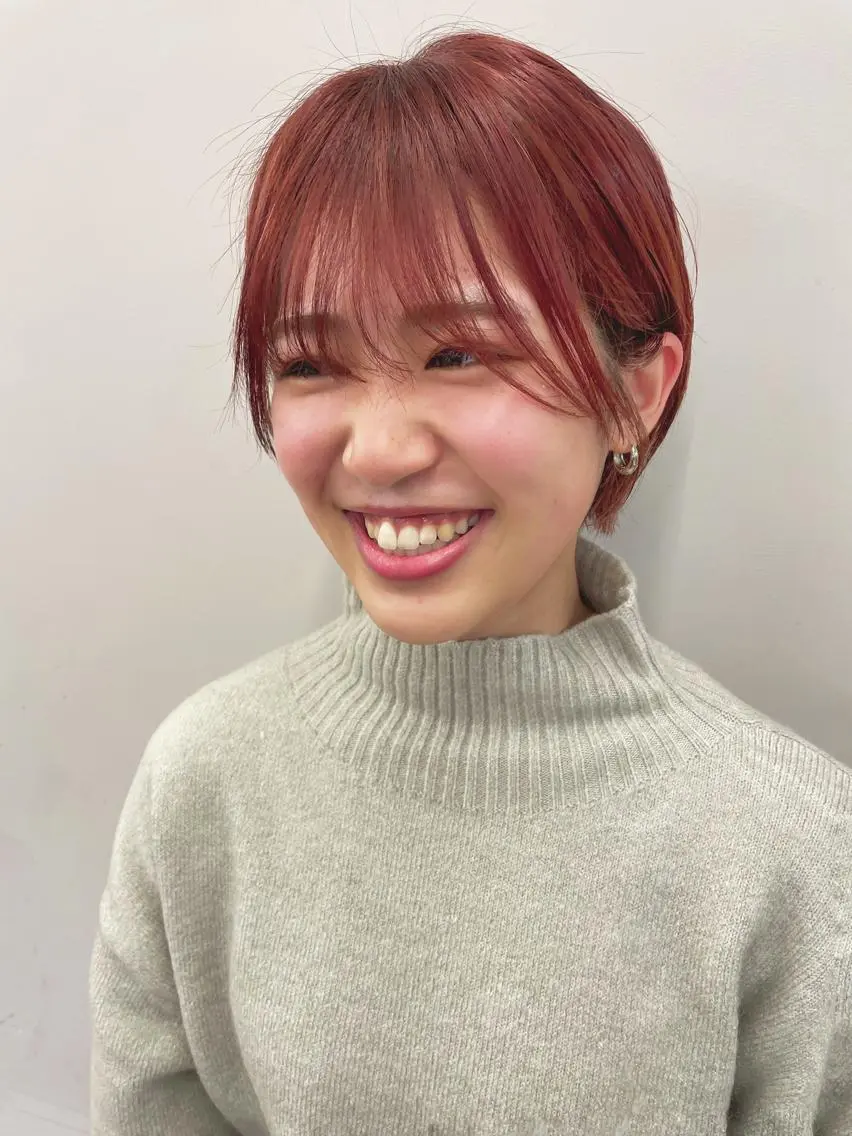 ショート カラー ヘアカラー 関 京磨のヘアスタイル