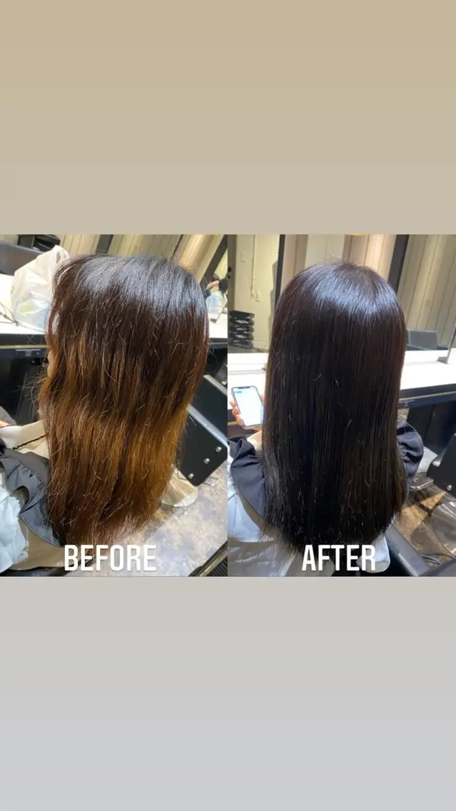 カラー 美髪×髪質改善 🖤Yukineのヘアスタイル