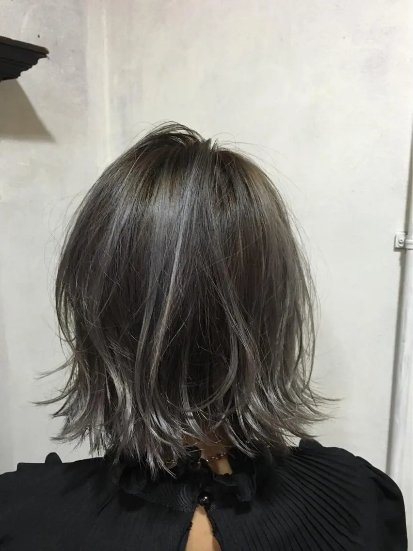 ミディアム カラー 💘透明感カラー💘 沖本 将宏のヘアスタイル