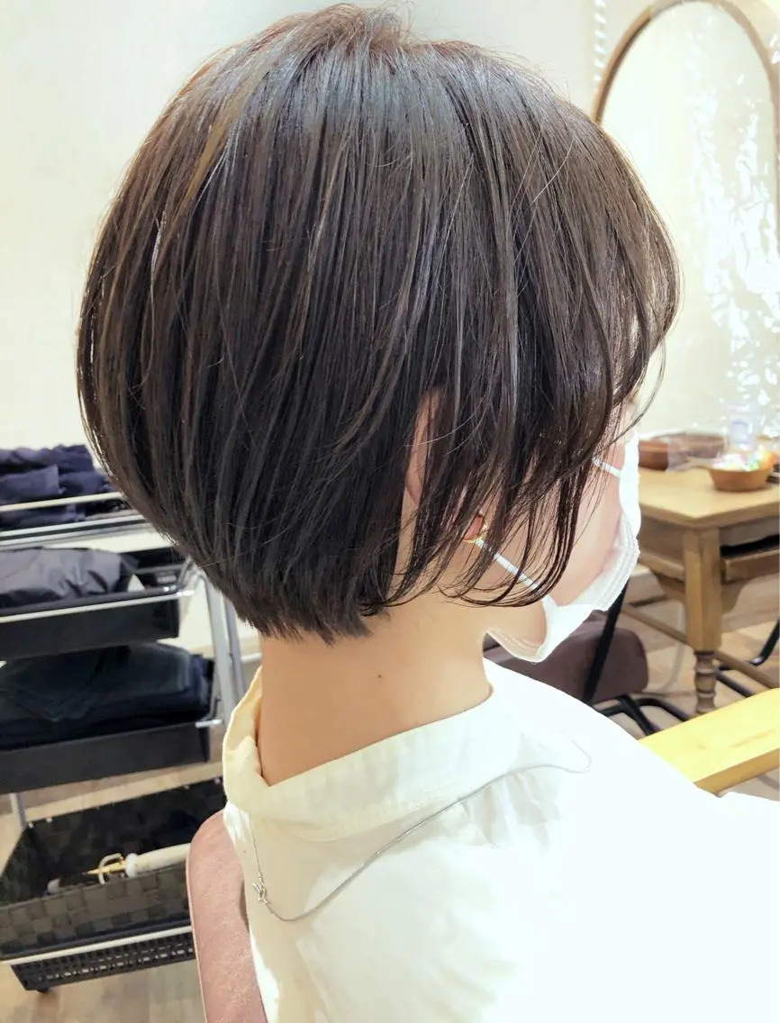 ショート カット ヘアカラー トリートメント ⭐️艶髪⭐️髪質改善 newi町田 山本のヘアスタイル