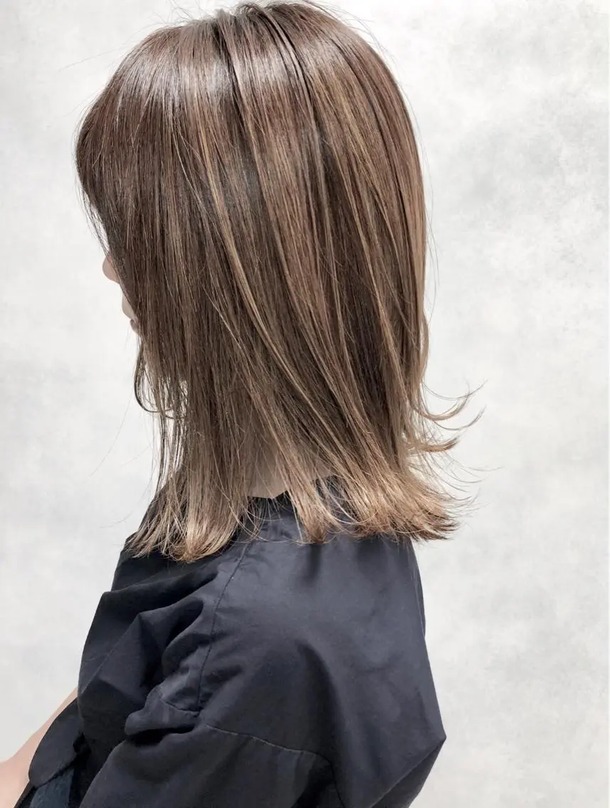 ミディアム ヘアカラー トリートメント 小澤大輔 YOLO hairのヘアスタイル