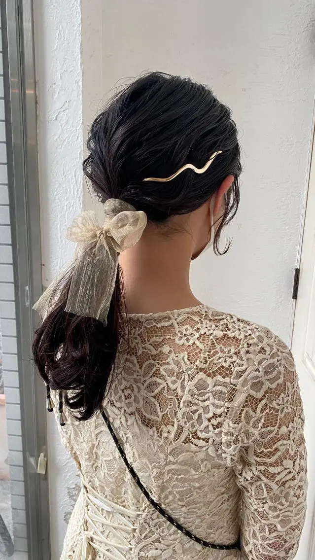 ヘアアレンジ 🍑もも 🍑のヘアスタイル