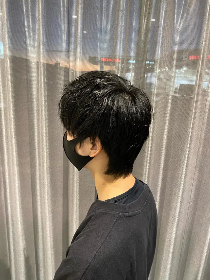 ミディアム メンズ 磯田冬弥/ ブリーチメニューのヘアスタイル