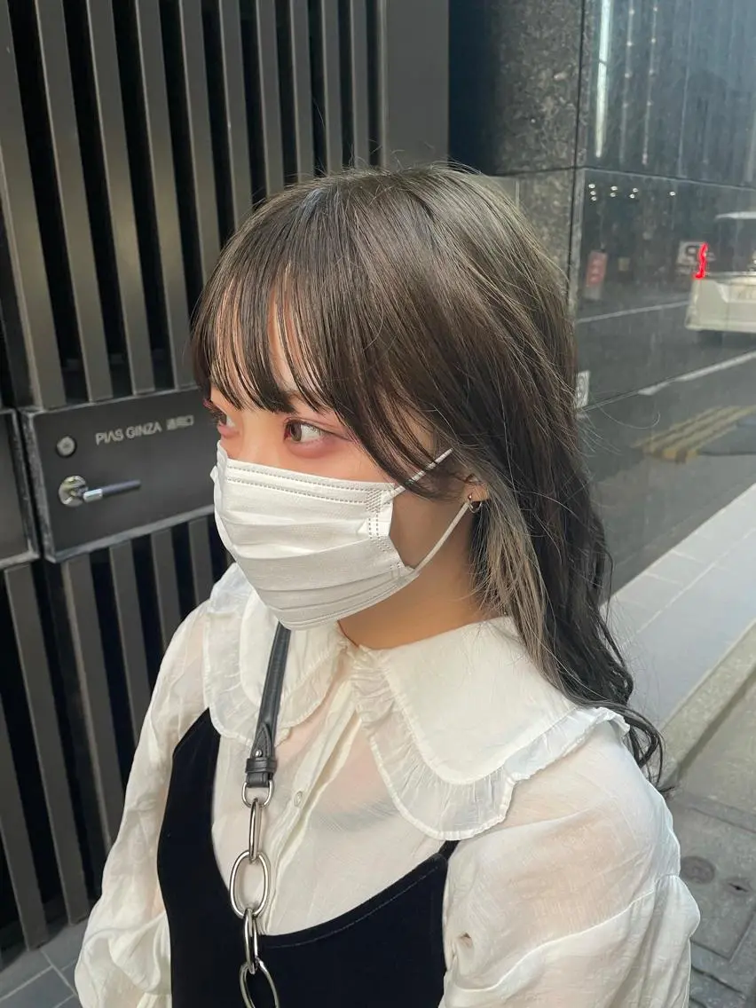 ロング カット ヘアカラー トリートメント ヘッドスパ 小林 伯熙のヘアスタイル
