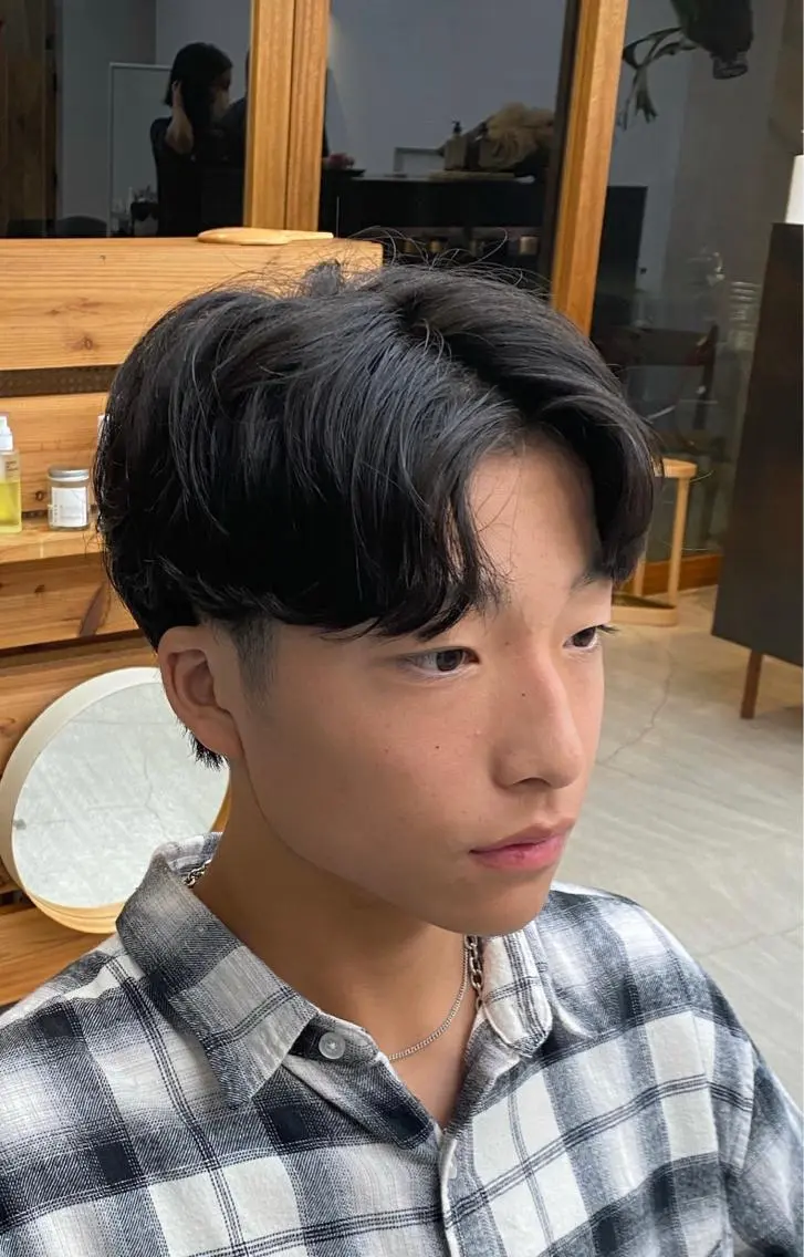 メンズ うる艶ヘア♡韓国好き 透明感　shotaのヘアスタイル