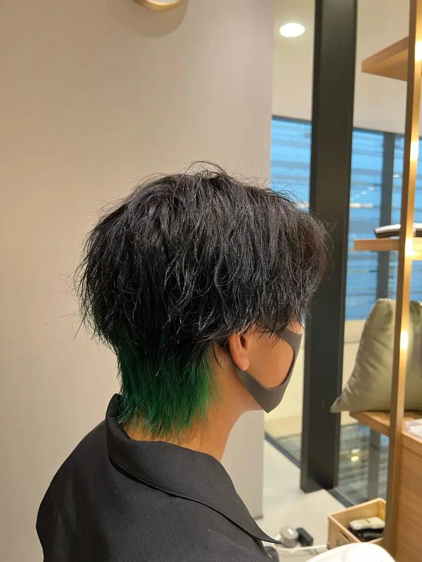 ショート カラー メンズ 梅田茶屋町メンズ 専門美容師 山元一平のヘアスタイル