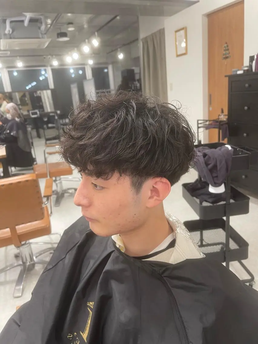 メンズ バレイヤージュ特化/ アキラのヘアスタイル