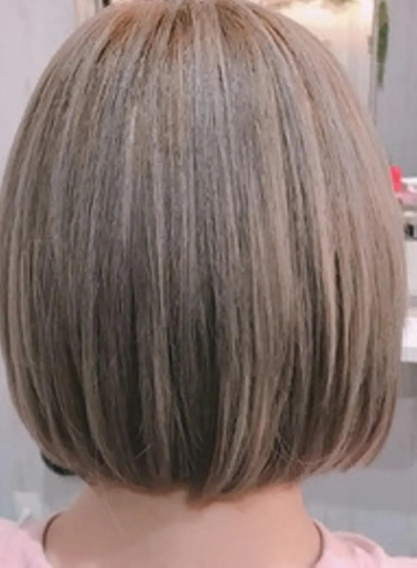 ロング カラー パーマ ヘアアレンジ チビ編み込みエクステ シールEXどぅ〜すのヘアスタイル
