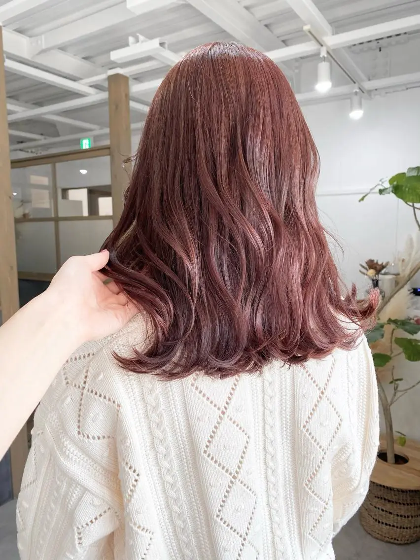 セミロング カラー ヘアアレンジ ひなの .のその他イメージ