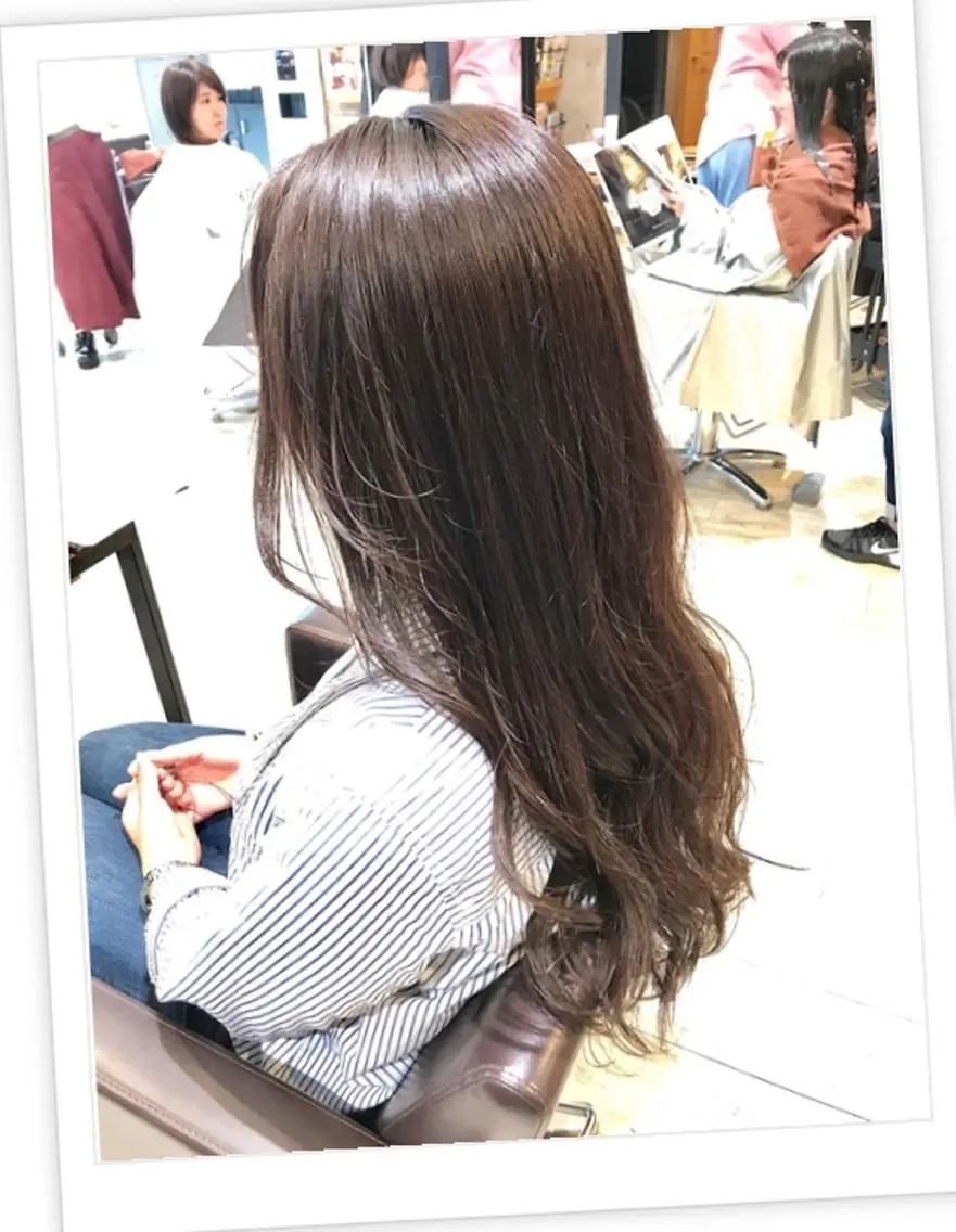 ロング カラー パーマ ヘアアレンジ メンズ キッズ ネイル マツエク・マツパ カット ヘアカラー トリートメント EnBlesS西宮 マンツーマン神道有基のヘアスタイル